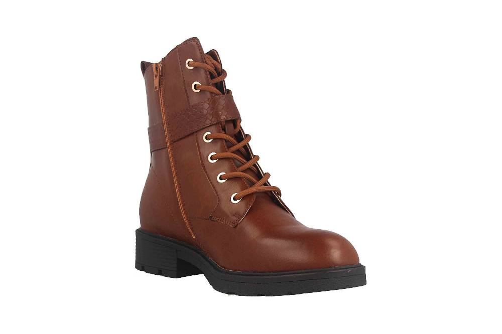 Fitters Footwear Stiefeletten in Übergrößen Braun 2237231 Amalia Brandy große Damenschuhe Riesige Ersparnisse