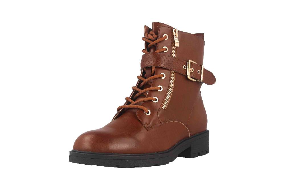 Fitters Footwear Stiefeletten in Übergrößen Braun 2237231 Amalia Brandy große Damenschuhe Riesige Ersparnisse