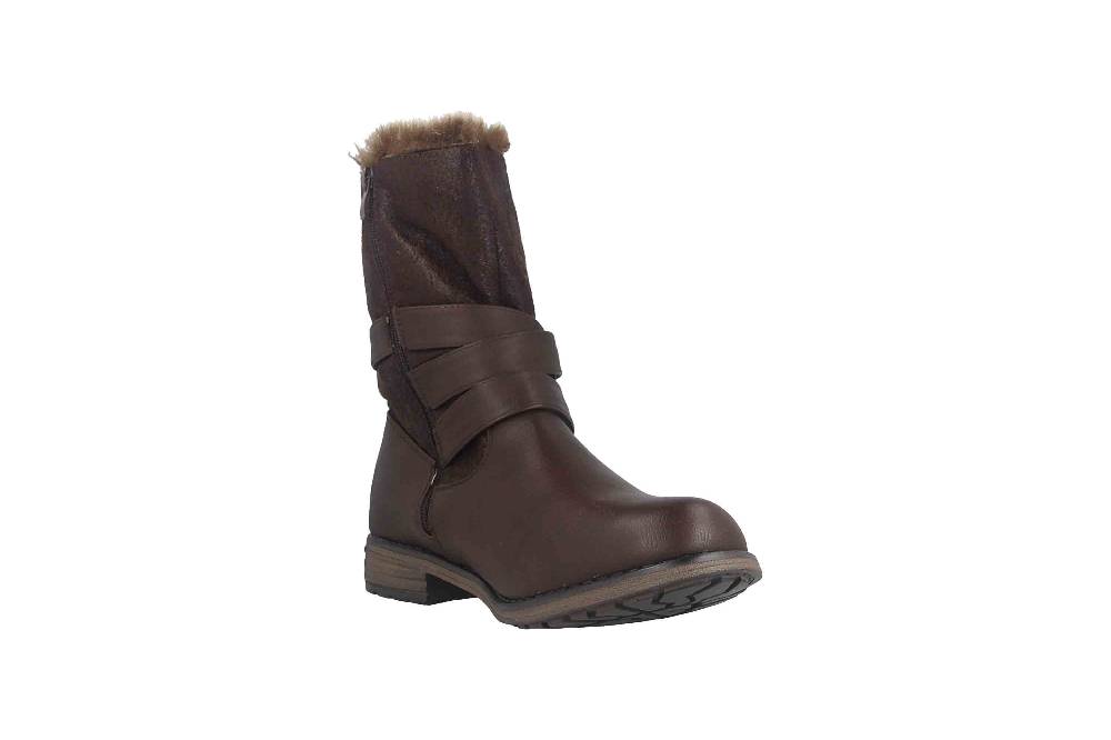 Fitters Footwear Kata Stiefeletten in Übergrößen Braun 2AA0210203 Cognac große Damenschuhe Kostenlose Rückgabe