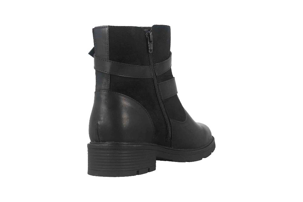 Fitters Footwear Stiefeletten in Übergrößen Schwarz 2237218 Laia Black große Damenschuhe Neueste Stile