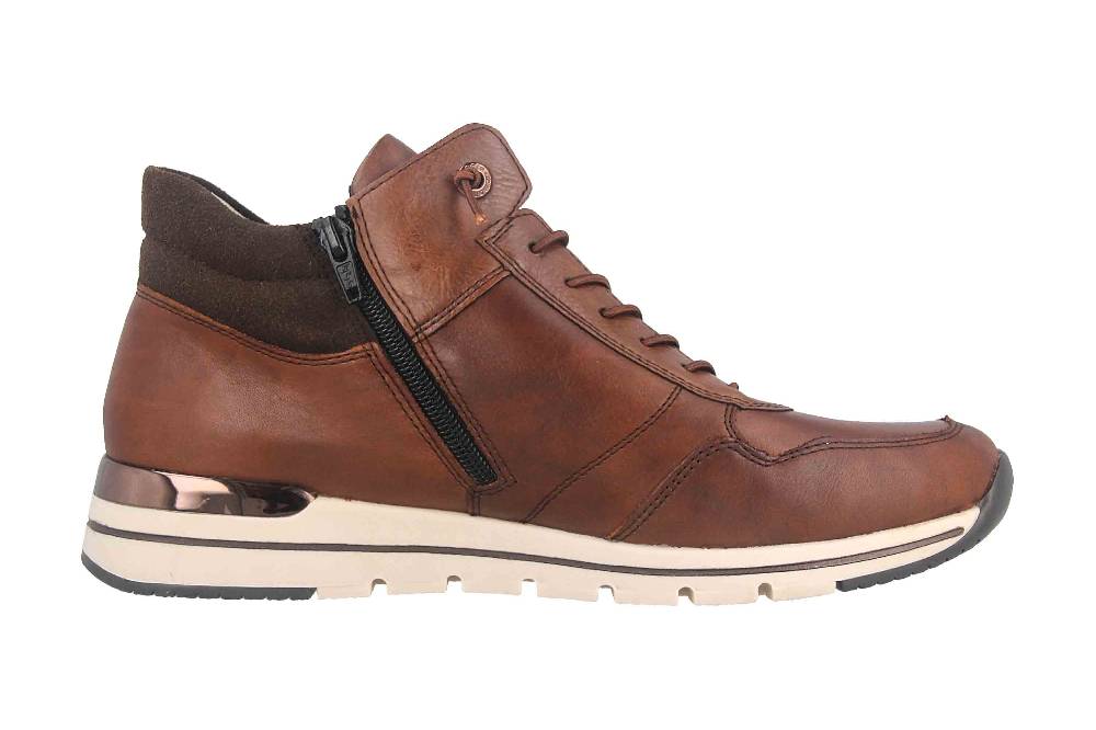 Remonte Sneaker in Übergrößen Braun R6771-22 große Damenschuhe Letzter Tag