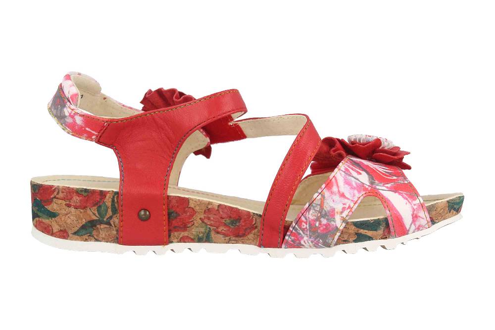 Laura Vita Sandalen in Übergrößen Mehrfarbig BRCYANO 68 Rouge große Damenschuhe Discount Store für neue Produkte