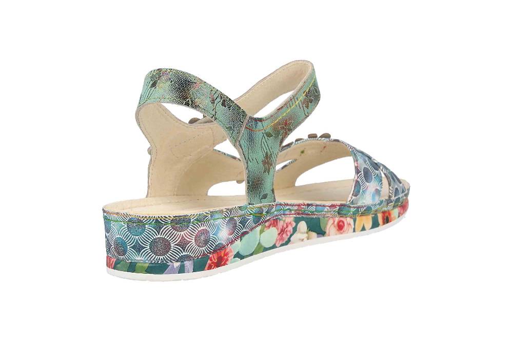Laura Vita Sandalen in Übergrößen Mehrfarbig BRCUELO 81 Kaki große Damenschuhe Riesige Rabatte