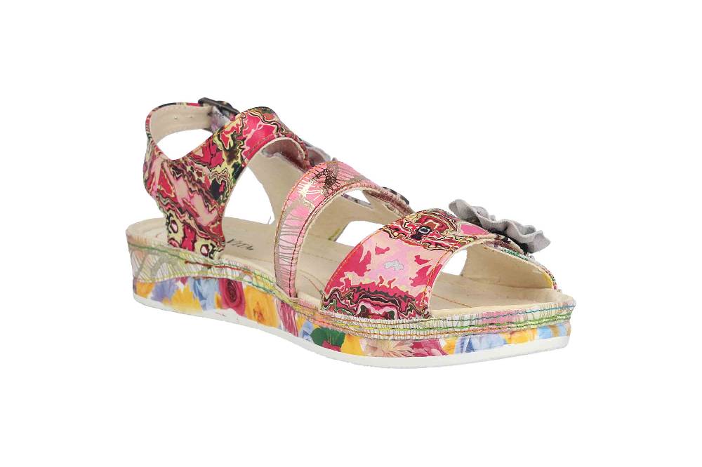 Laura Vita Sandalen in Übergrößen Mehrfarbig BRCUELO 06 Peche große Damenschuhe 50% Rabatt mit kostenlosem Versand
