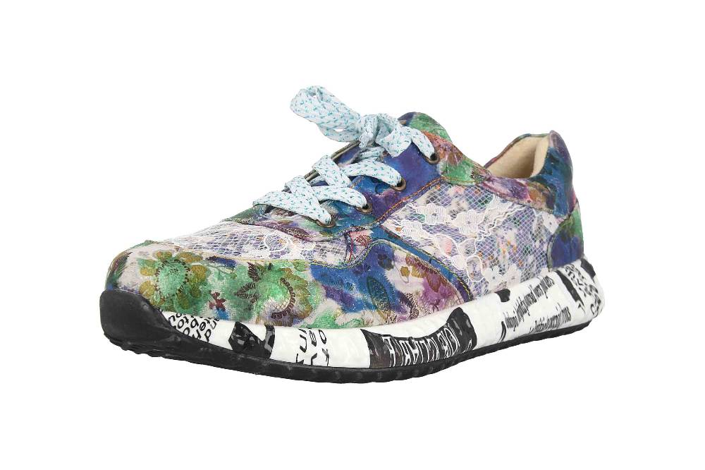 Laura Vita Sneaker in Übergrößen Mehrfarbig BURTON 05 Jeans große Damenschuhe Kostenloser Versand international