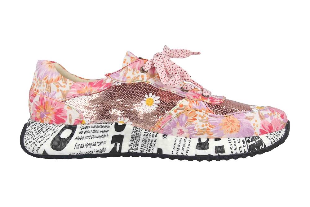 Laura Vita Sneaker in Übergrößen Mehrfarbig BURTON 05 Fraise große Damenschuhe Fabrikladen