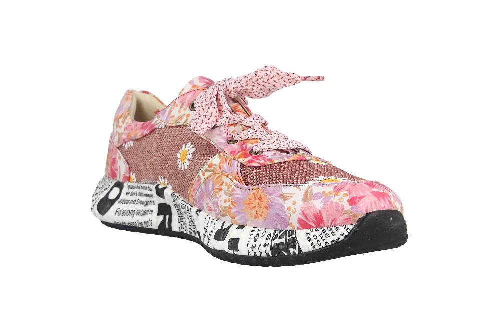 Laura Vita Sneaker in Übergrößen Mehrfarbig BURTON 05 Fraise große Damenschuhe Fabrikladen