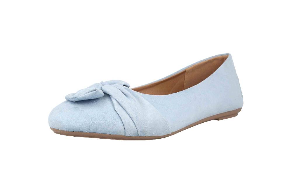 Fitters Footwear Maike Ballerinas in Übergrößen Blau 2.589641 Blue große Damenschuhe Online
