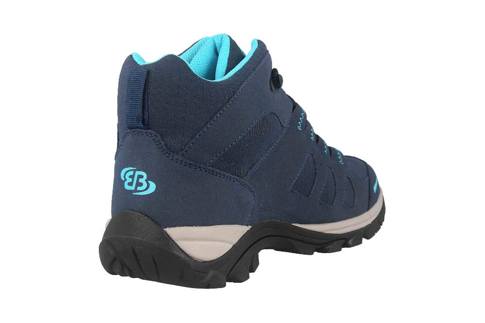 Brütting Mount Frakes High Trekkingschuhe in Übergrößen Blau 221260 große Damenschuhe Auslauf
