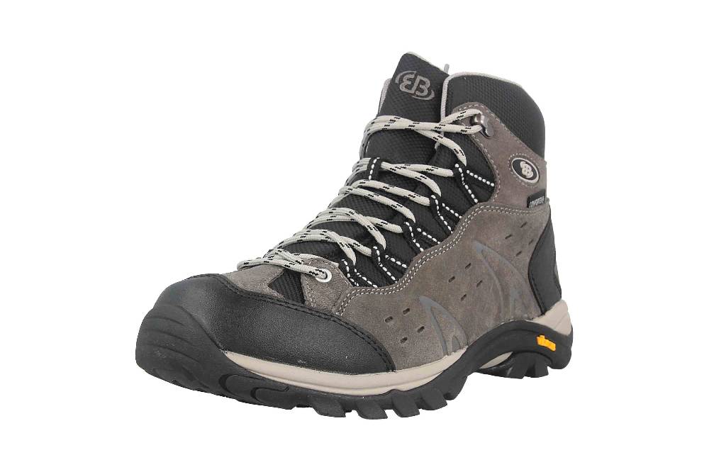 Brütting Mount Bona High Trekkingschuhe in Übergrößen Grau 221080 große Damenschuhe Angebote