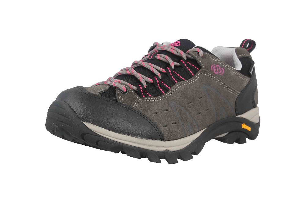 Brütting Mount Bona Low Trekkingschuhe in Übergrößen Grau 211309 große Damenschuhe Günstiger Verkauf