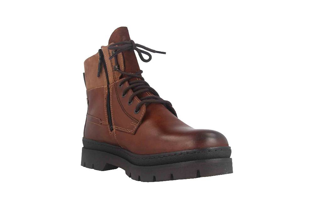 Fretz Men Zoran Boots in Übergrößen Braun 2413.8471-82 große Herrenschuhe Fabrikverkauf