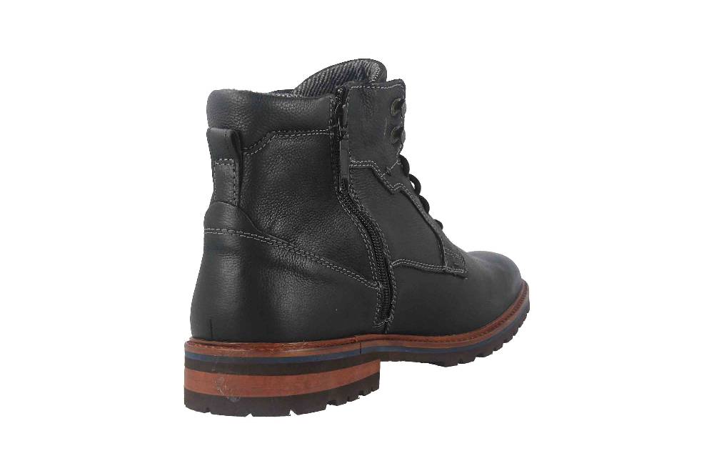 Fretz Men Milano Boots in Übergrößen Schwarz 6331.9712-51 große Herrenschuhe Kostenloser Versand