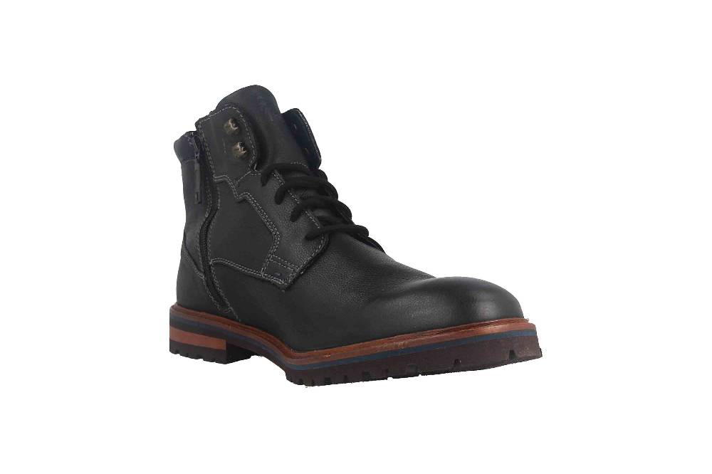 Fretz Men Milano Boots in Übergrößen Schwarz 6331.9712-51 große Herrenschuhe Kostenloser Versand