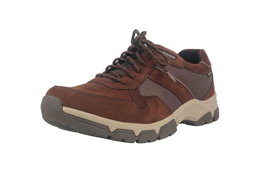 Pius Gabor Sneaker in Übergrößen Braun 0533.51.23 große Herrenschuhe Rabatt
