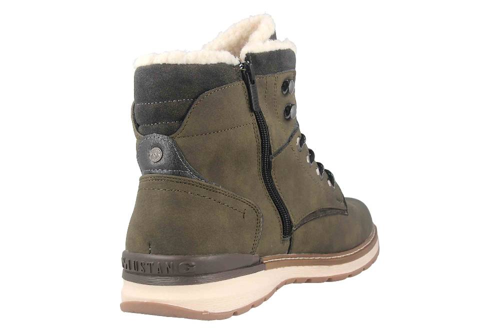 Mustang Shoes Boots in Übergrößen Grün 4141-604-770 große Herrenschuhe Versandkostenfrei