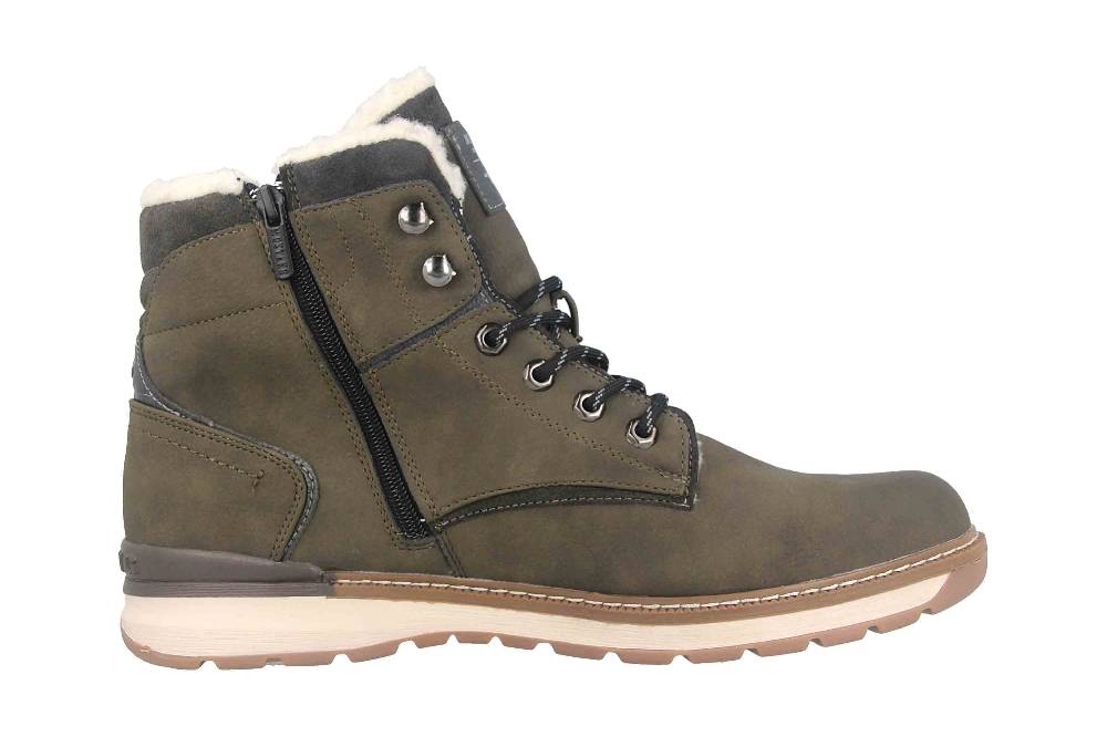 Mustang Shoes Boots in Übergrößen Grün 4141-604-770 große Herrenschuhe Versandkostenfrei