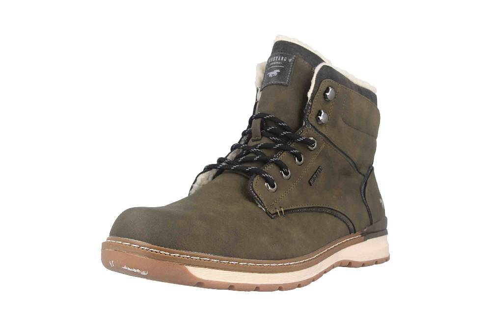 Mustang Shoes Boots in Übergrößen Grün 4141-604-770 große Herrenschuhe Versandkostenfrei