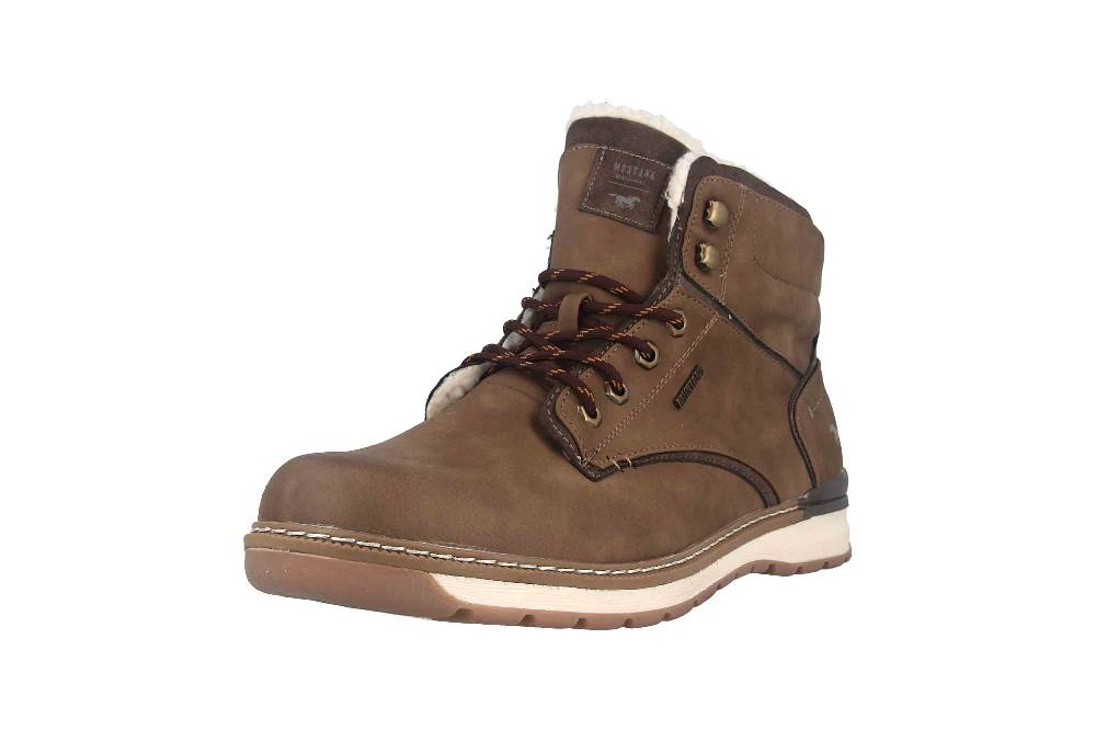 Mustang Shoes Boots in Übergrößen Braun 4141-604-3 große Herrenschuhe Großer Ausverkauf