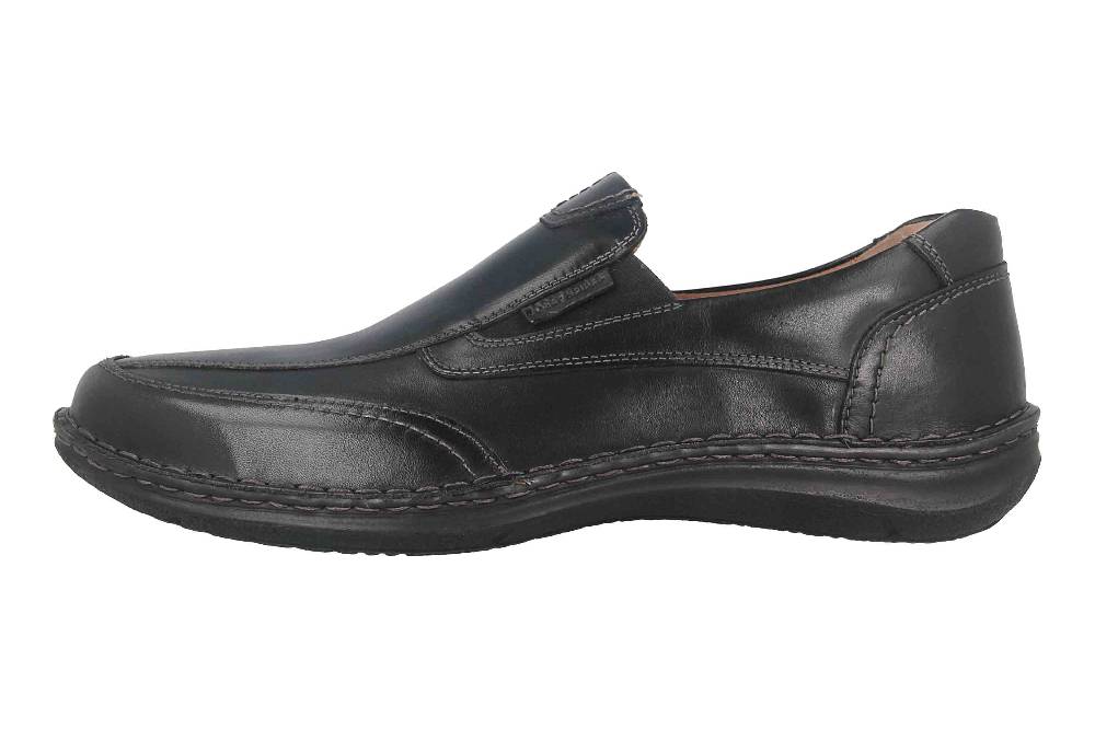 Josef Seibel Anvers 67 Halbschuhe in Übergrößen Schwarz 43621 859 100 große Herrenschuhe