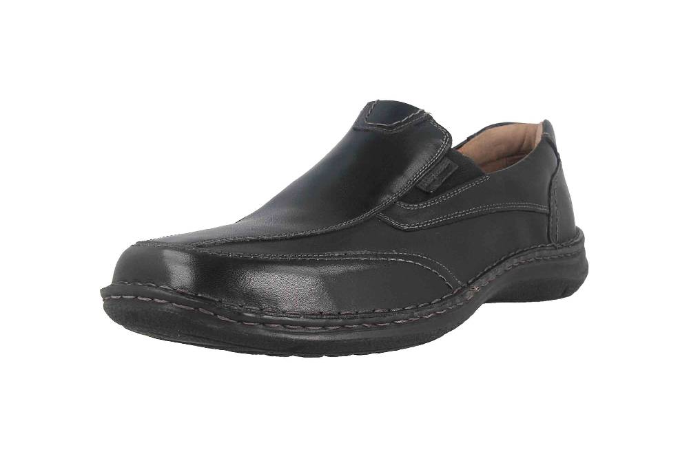 Josef Seibel Anvers 67 Halbschuhe in Übergrößen Schwarz 43621 859 100 große Herrenschuhe Exklusivangebot
