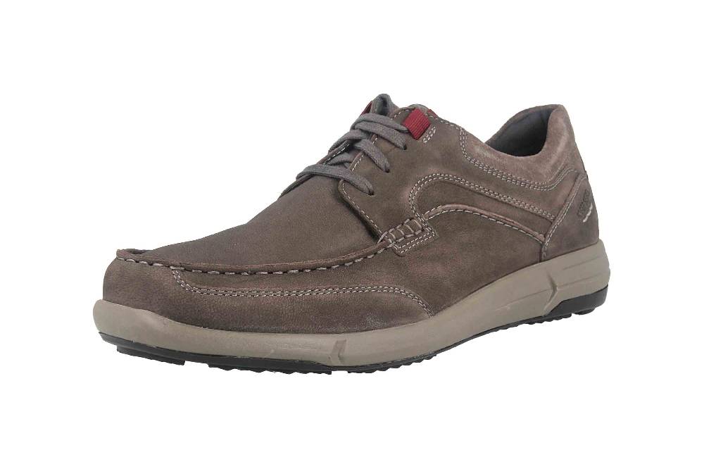 Josef Seibel Enrico 26 Halbschuhe in Übergrößen Grau 25326 TE21 741 große Herrenschuhe Weihnachtsangebot