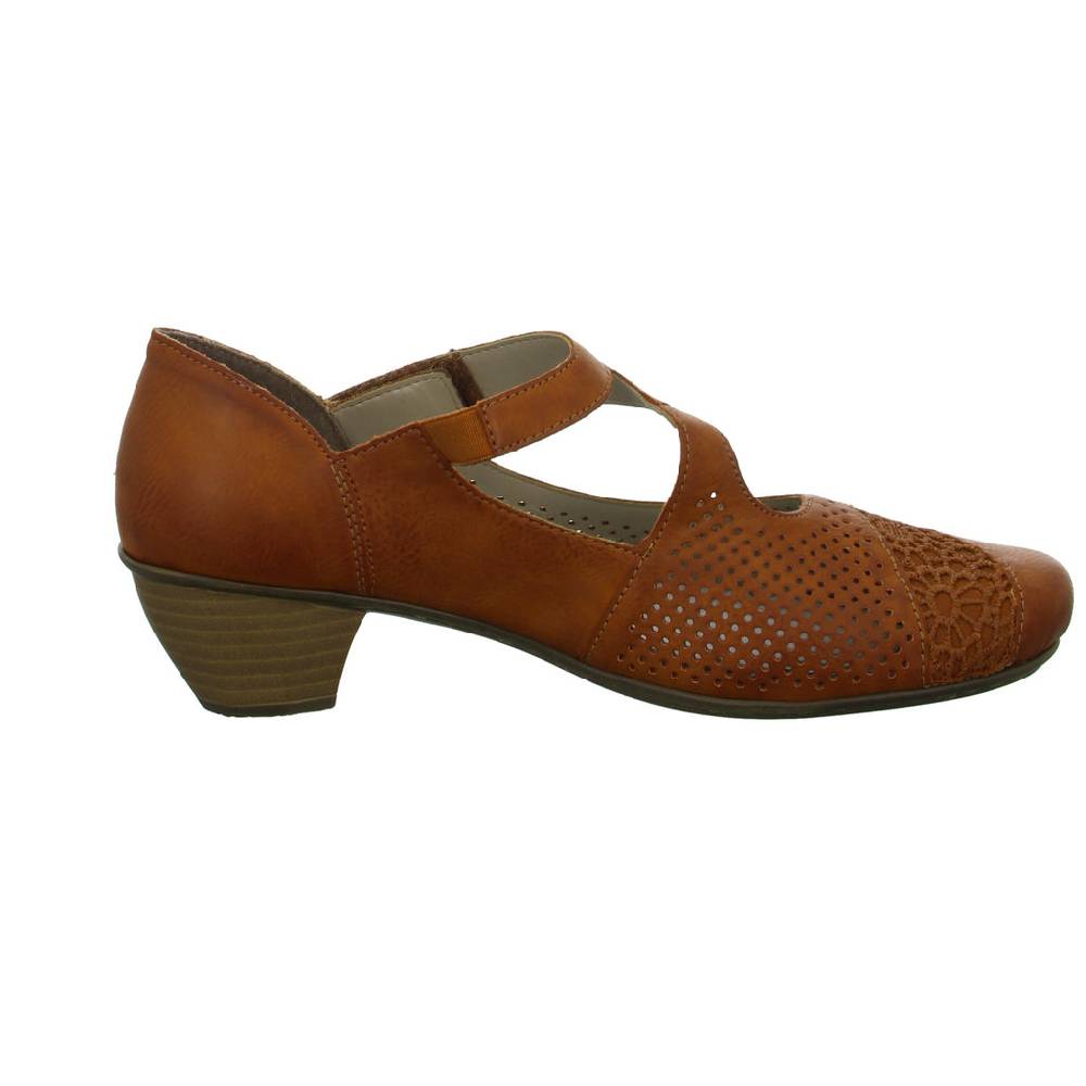 Rieker Pumps mit Riemen (diverse Absätze) Super Sparpreis