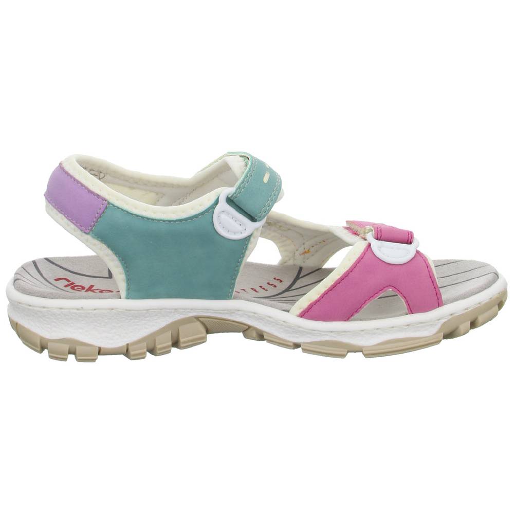 Rieker Sportliche Sandalette bis 30mm Sohlenhöhe Fabrikladen