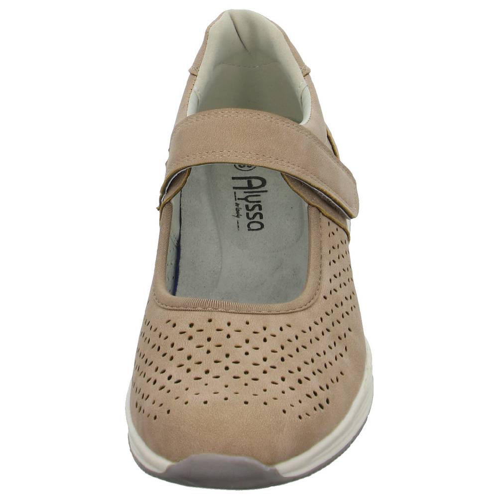 Alyssa Slipper/Kletthalbschuh luftdurchlässig (durchbrochenes/geflochtenes Obermaterial) Saisonale Angebote