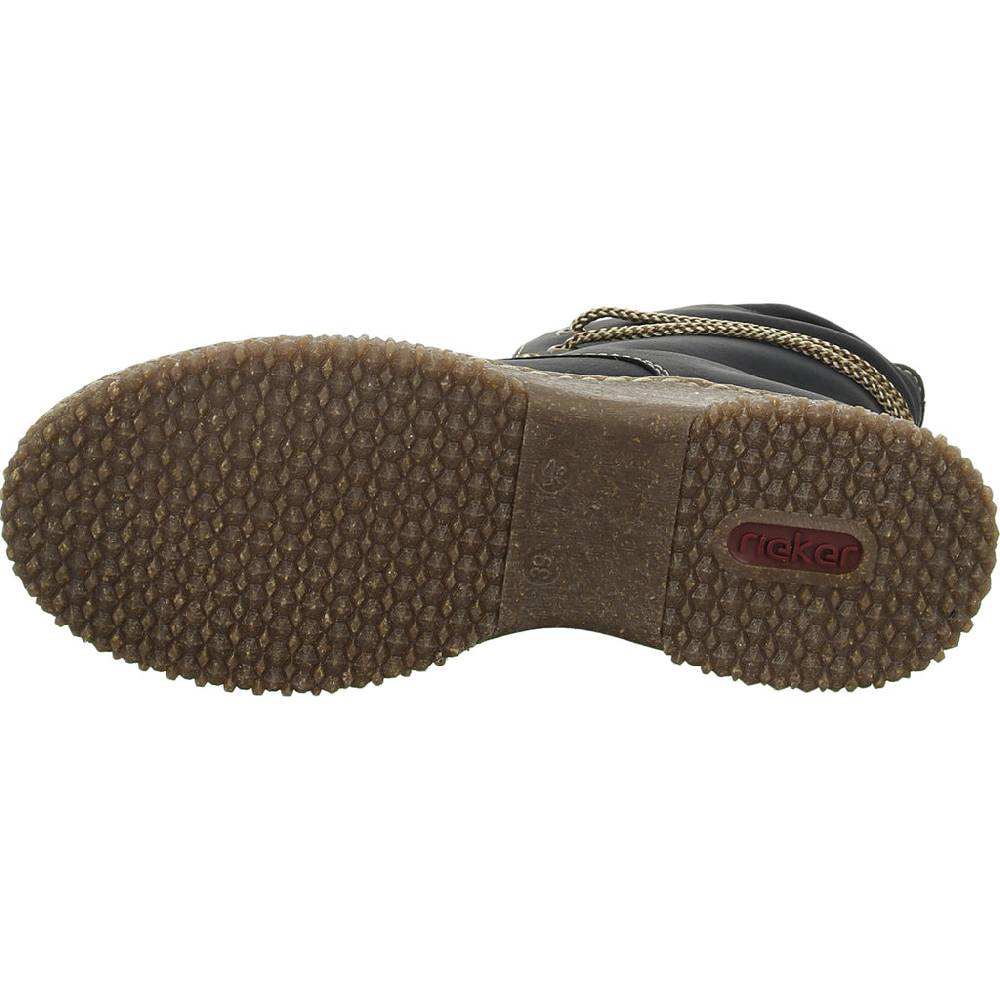 Rieker Schnürstiefelette Warmfutter bis 35mm Absatz (casual) Vierteljährliche Förderung