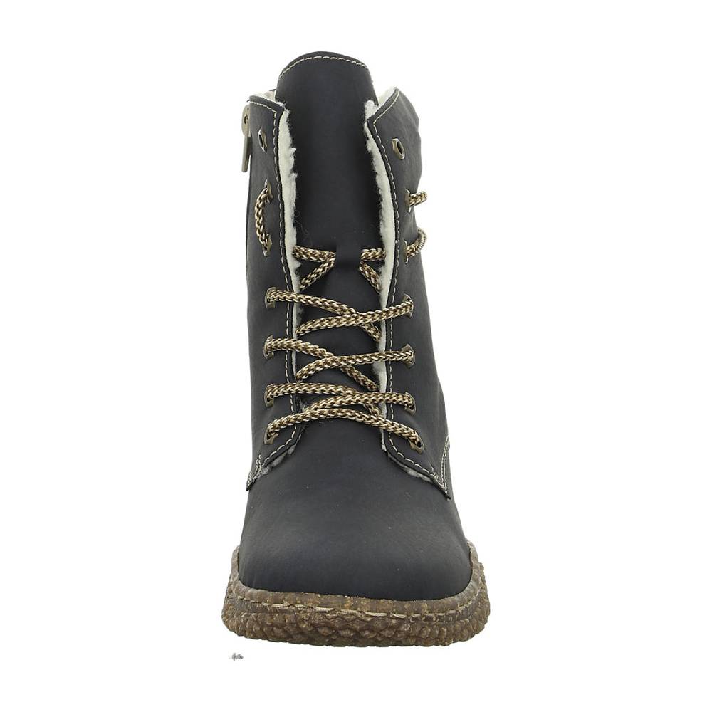 Rieker Schnürstiefelette Warmfutter bis 35mm Absatz (casual) Vierteljährliche Förderung