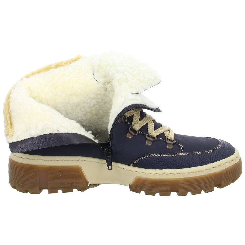 Rieker Schnürstiefelette Warmfutter bis 35mm Absatz (casual) Kostenloser Versand international
