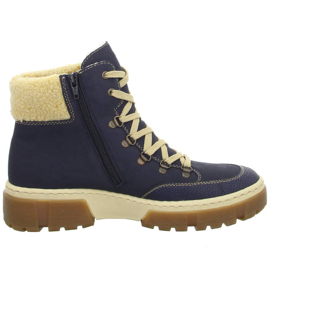 Rieker Schnürstiefelette Warmfutter bis 35mm Absatz (casual) Kostenloser Versand international