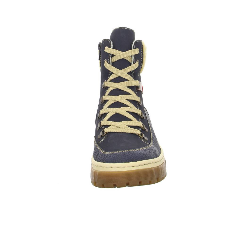 Rieker Schnürstiefelette Warmfutter bis 35mm Absatz (casual) Kostenloser Versand international