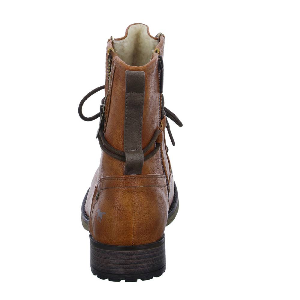 MUSTANG Schnürstiefelette Warmfutter bis 35mm Absatz (casual) zollfrei