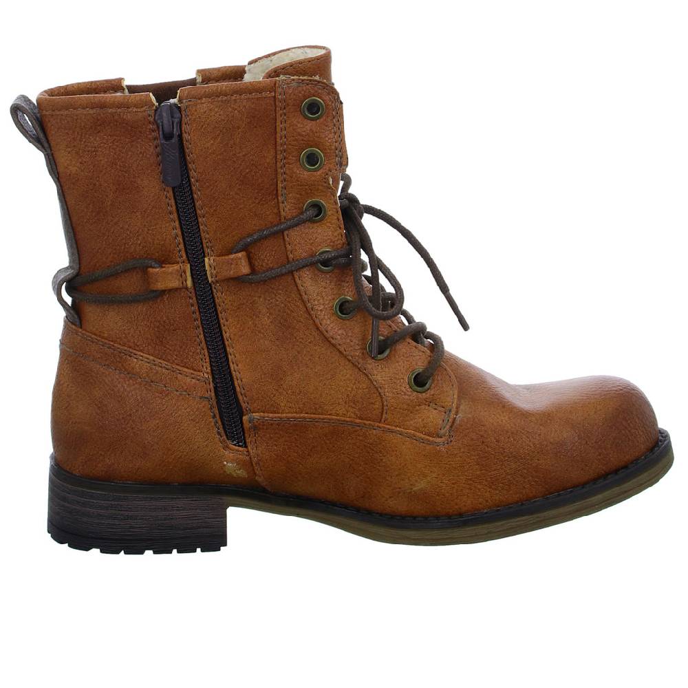 MUSTANG Schnürstiefelette Warmfutter bis 35mm Absatz (casual) zollfrei