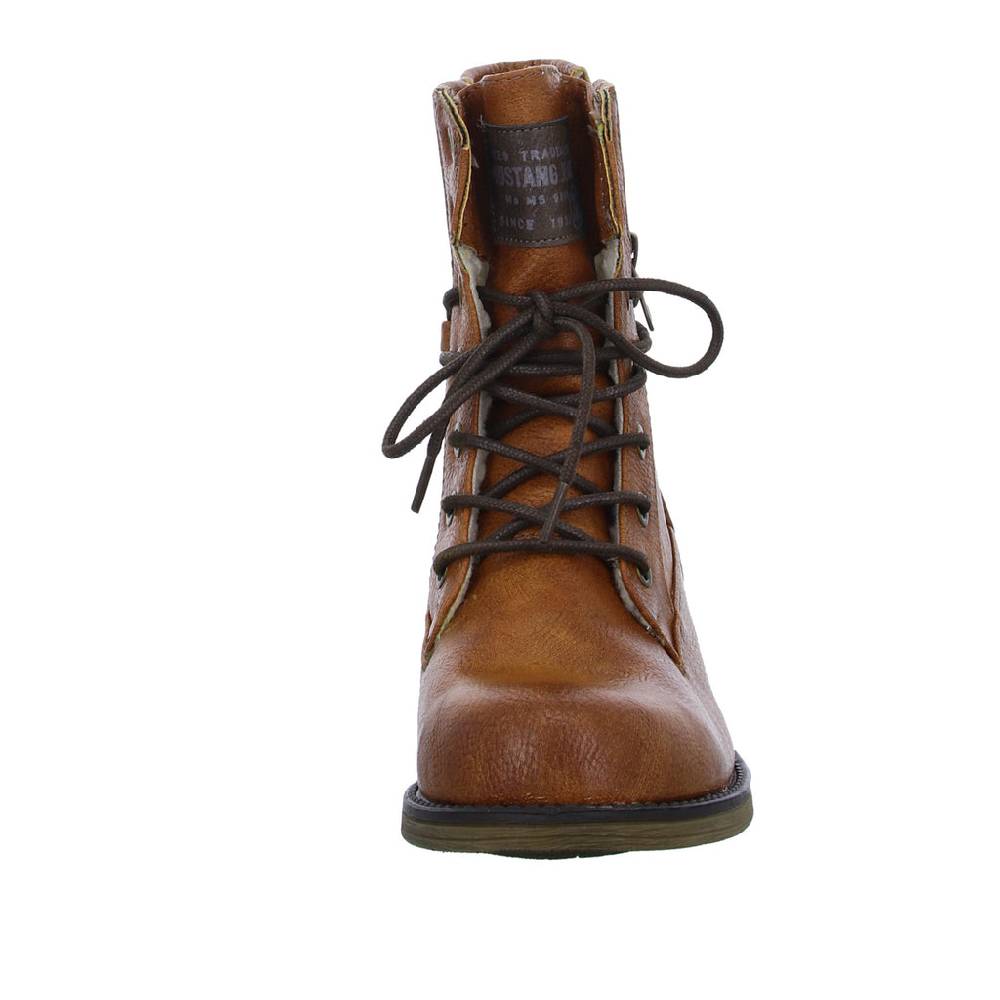 MUSTANG Schnürstiefelette Warmfutter bis 35mm Absatz (casual) zollfrei