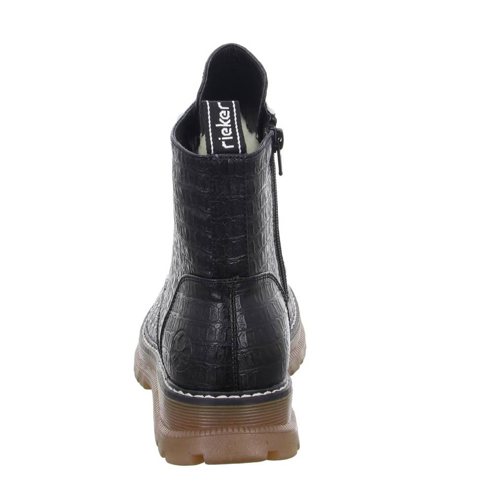 Rieker Schnürstiefelette Warmfutter bis 35mm Absatz (casual) Rabatte dieses Monats