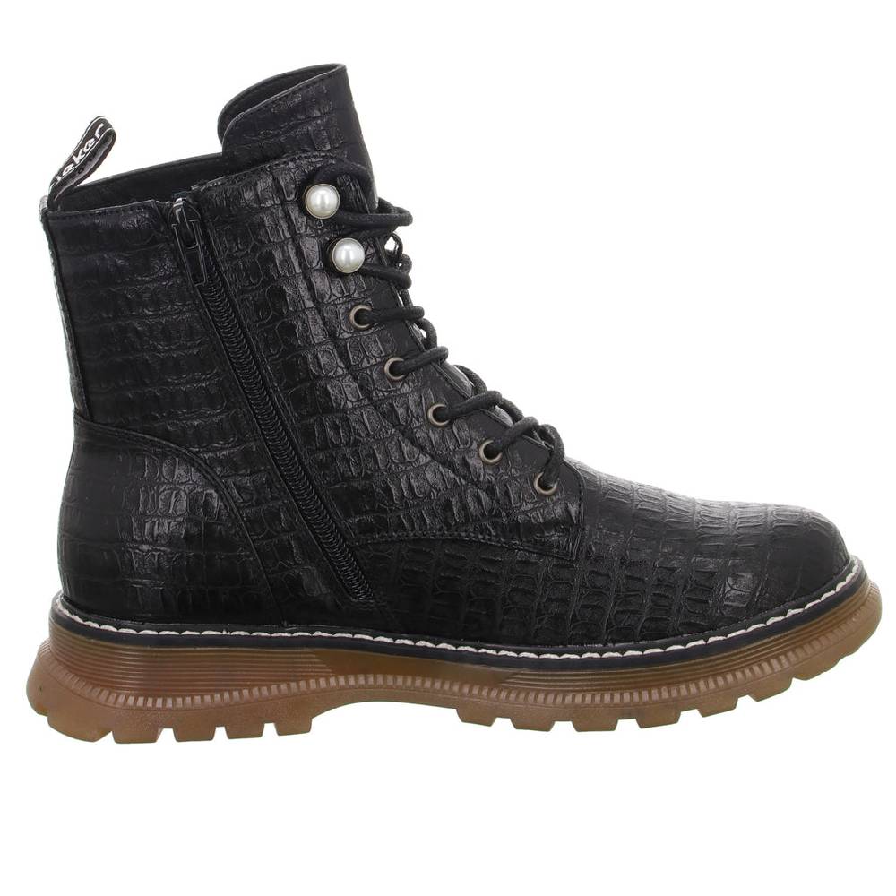 Rieker Schnürstiefelette Warmfutter bis 35mm Absatz (casual) Rabatte dieses Monats