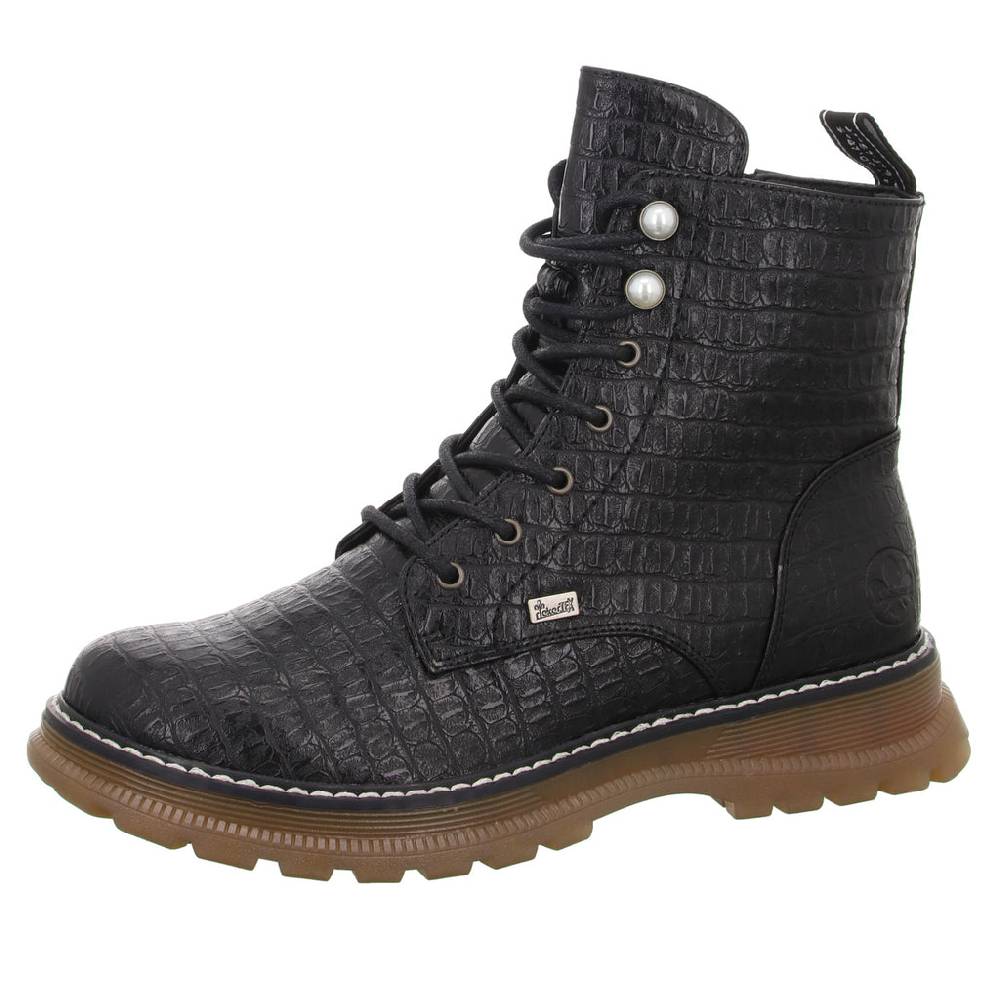 Rieker Schnürstiefelette Warmfutter bis 35mm Absatz (casual) Rabatte dieses Monats