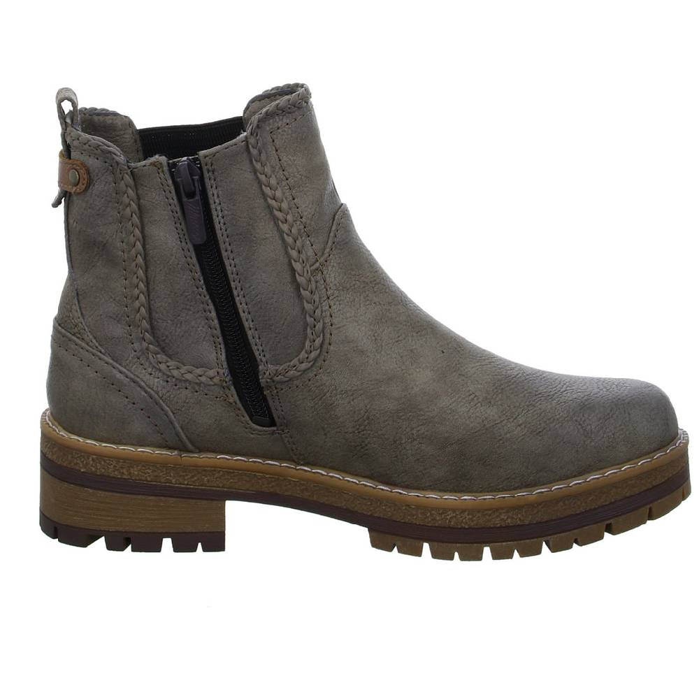 MUSTANG Schlupf-/Reißverschlußstiefelette Warmfutter bis 35mm Absatz (casual) im Angebot