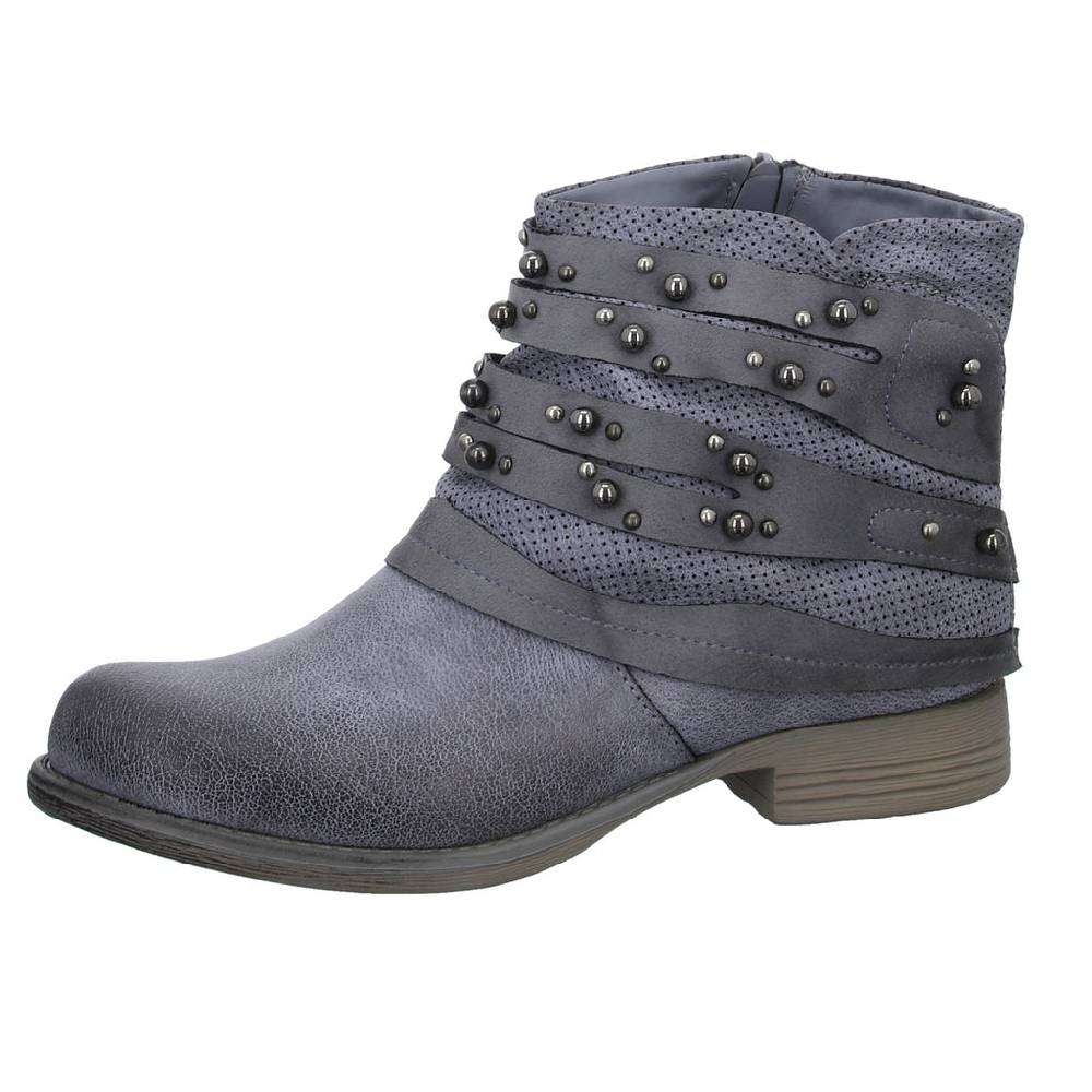SDS Schlupf-/Reißverschlußstiefelette Warmfutter bis 35mm Absatz (casual) Schlussverkauf