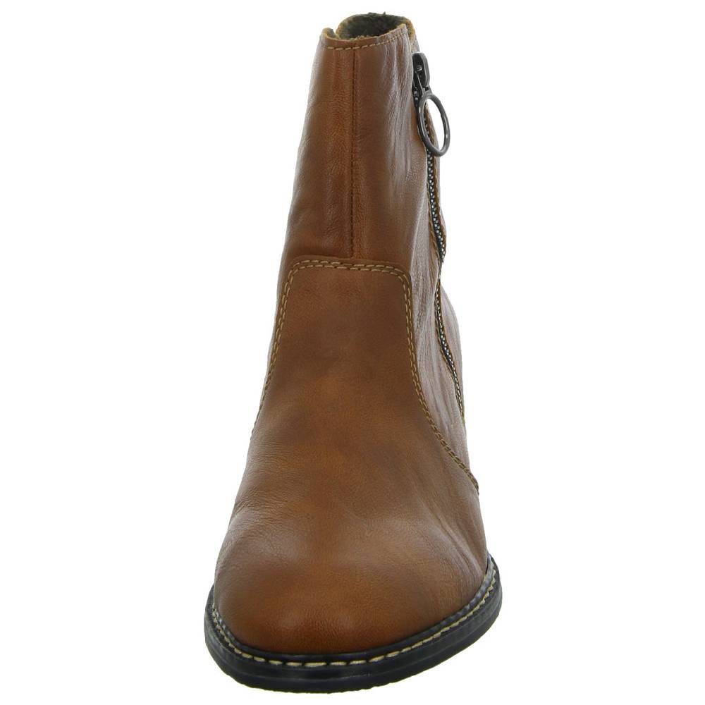 Rieker Schlupf-/Reißverschlußstiefelette Warmfutter bis 35mm Absatz (casual) Fabrik Onlineshop