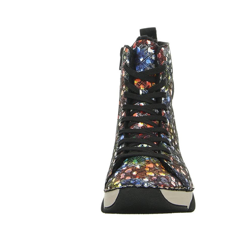 Rieker Schnürstiefelette Warmfutter bis 35mm Absatz (casual) Rabatt