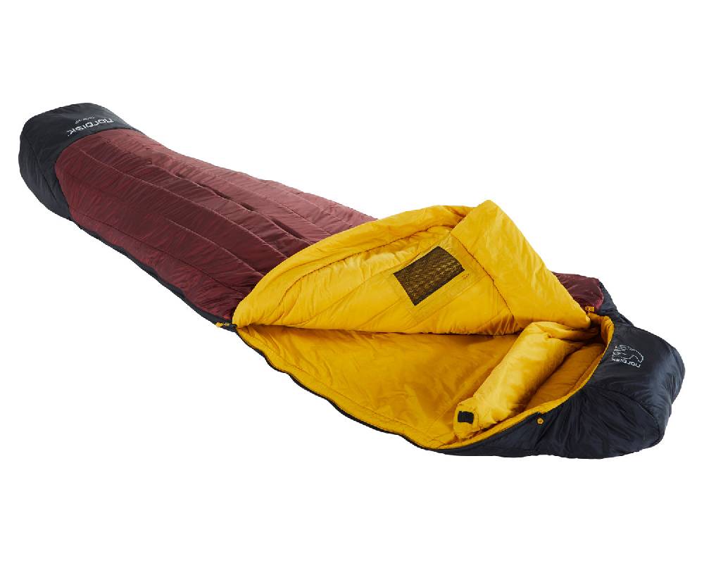 Nordisk Oscar -10° Mummy Kunstfaser Rio Red/ Mustard Yellow/ Black im Angebot