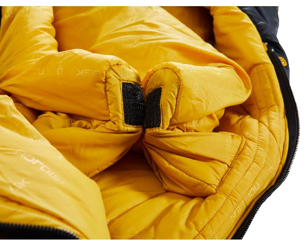 Nordisk Oscar -10° Mummy Kunstfaser Rio Red/ Mustard Yellow/ Black im Angebot