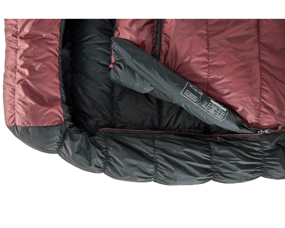 Nordisk Voyage 500 Right zip Daune (-5° C) | Ribbon red Günstiger Verkauf
