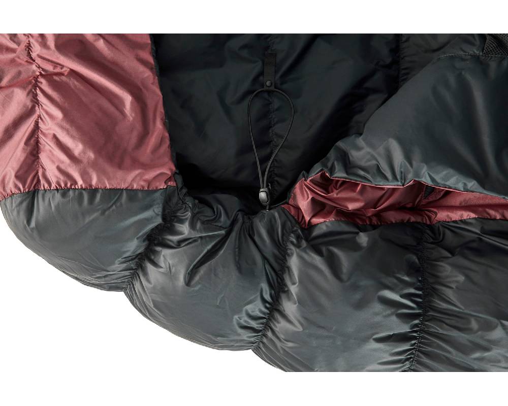 Nordisk Voyage 500 Left zip Daune (-5° C) | Ribbon red Fabrikverkauf