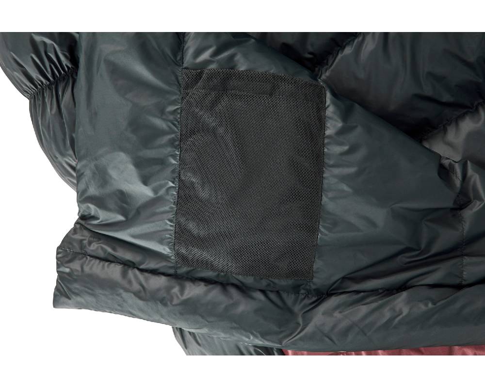 Nordisk Voyage 500 Left zip Daune (-5° C) | Ribbon red Fabrikverkauf