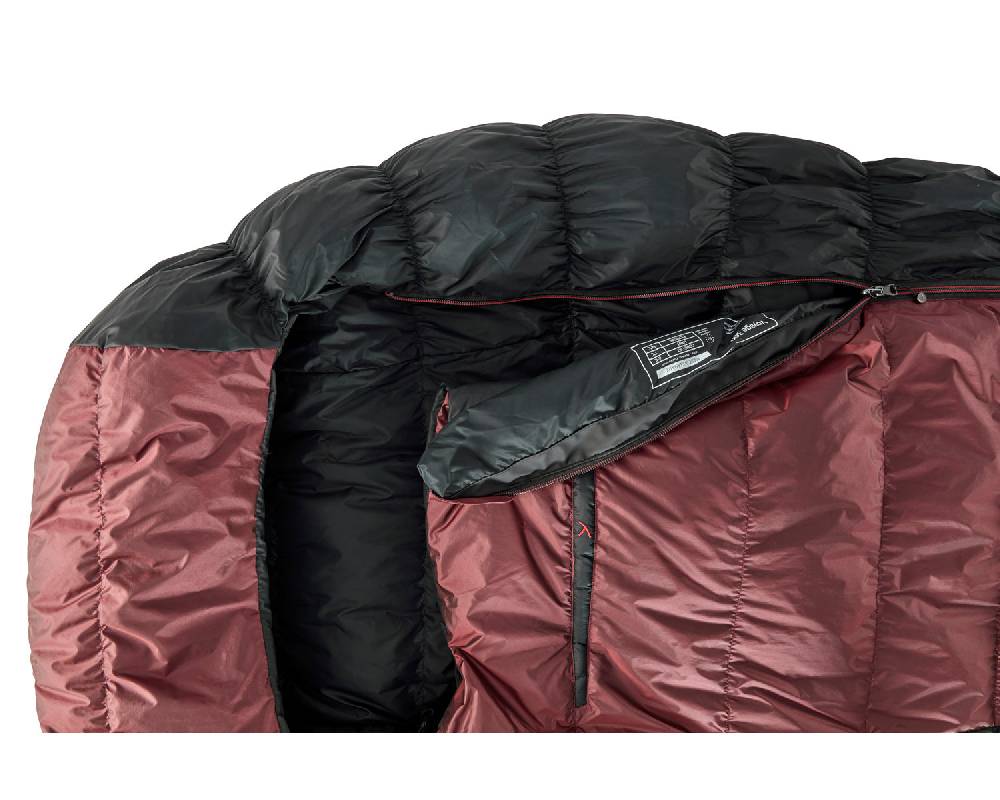 Nordisk Voyage 300 Left zip Daune (1° C) | Ribbon red Meist gekauft